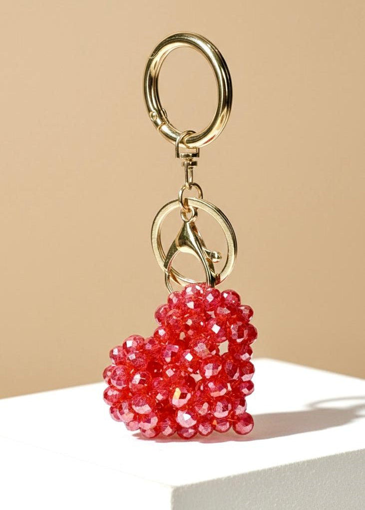 Crimson Amour Bag Charm