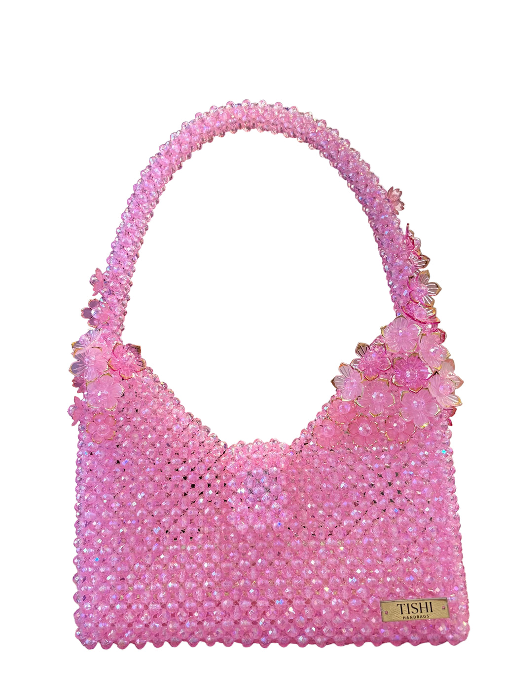 PINK FLORA HANDBAG