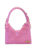 PINK FLORA HANDBAG