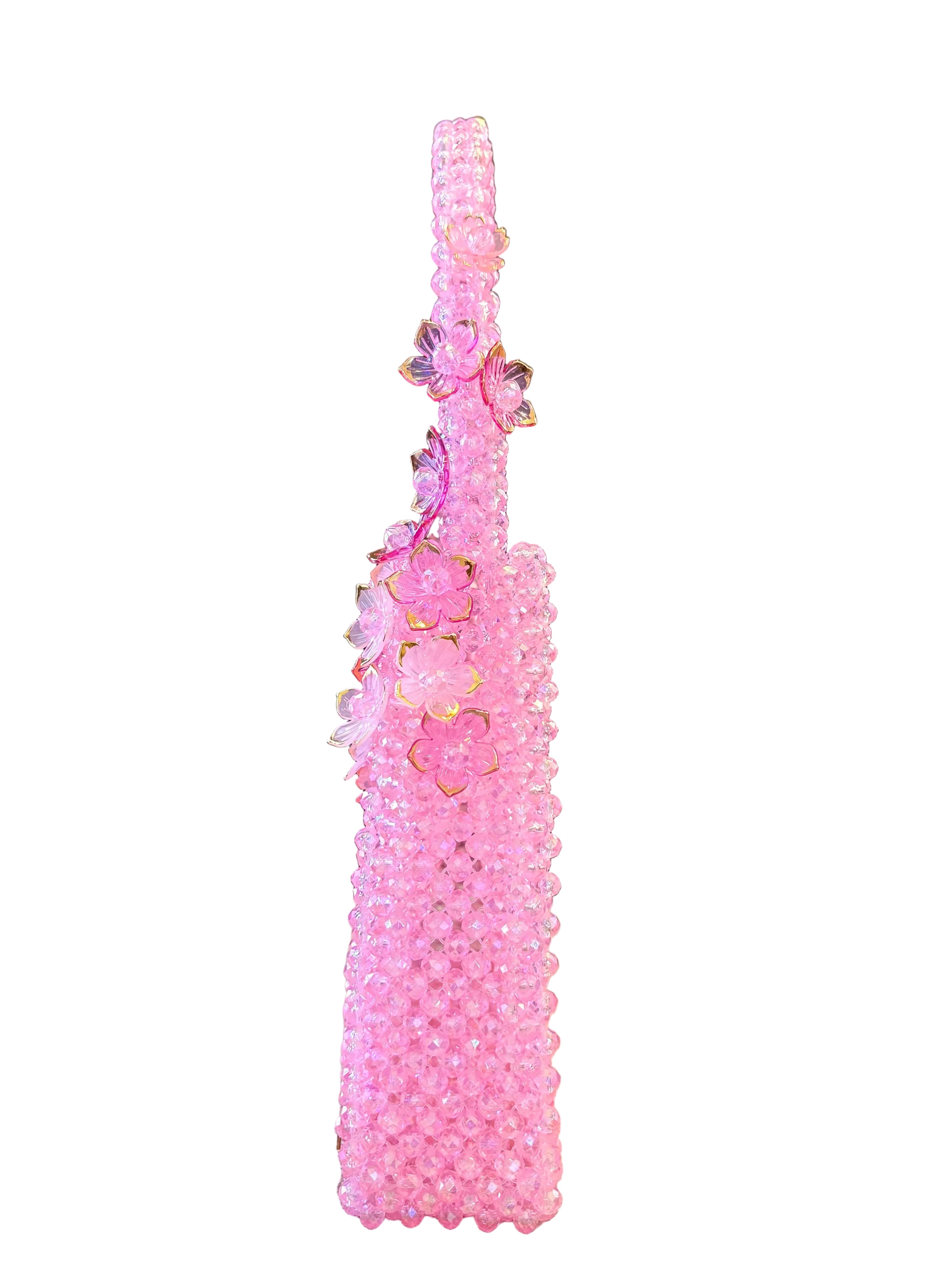 PINK FLORA HANDBAG