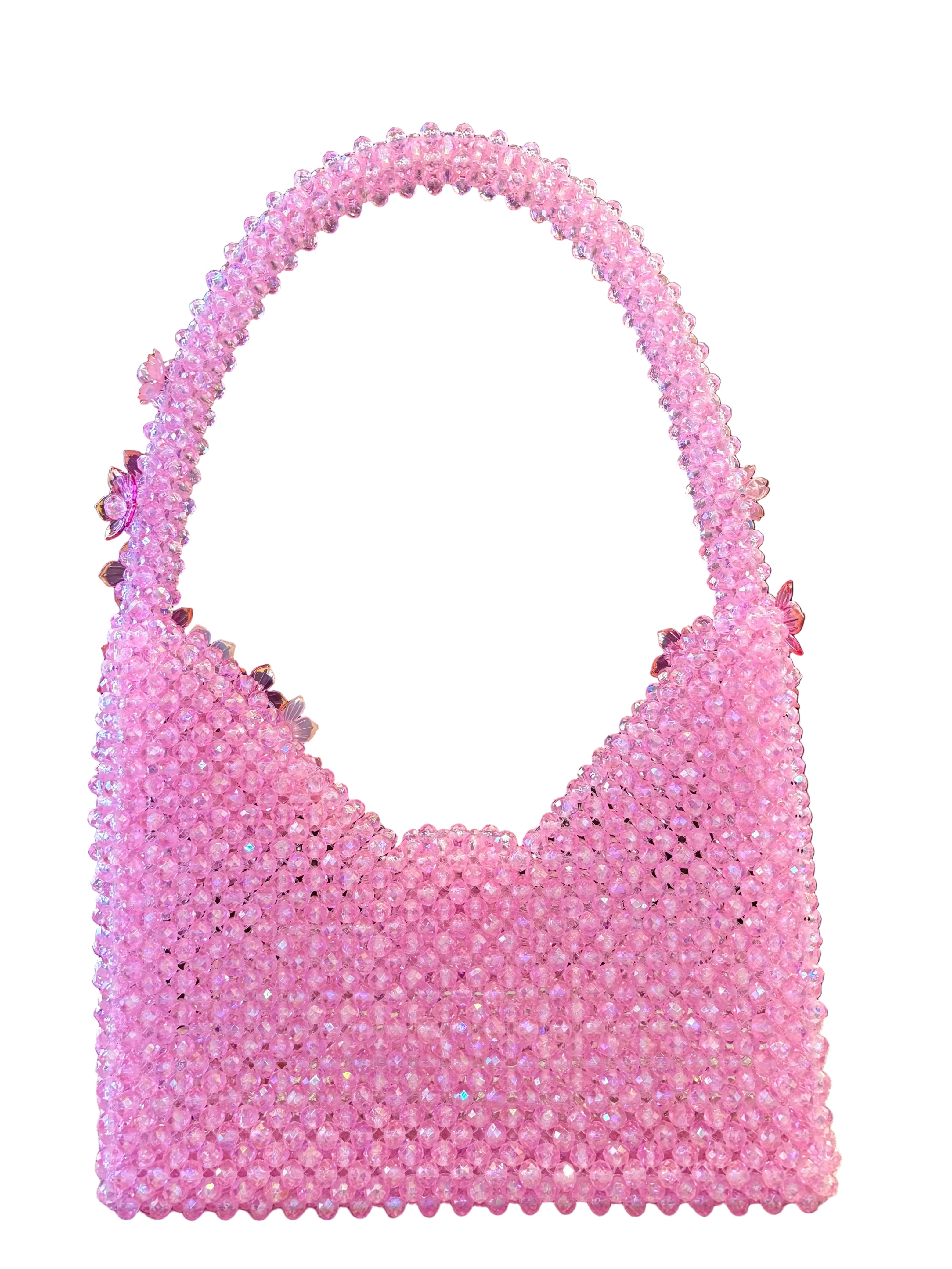 PINK FLORA HANDBAG