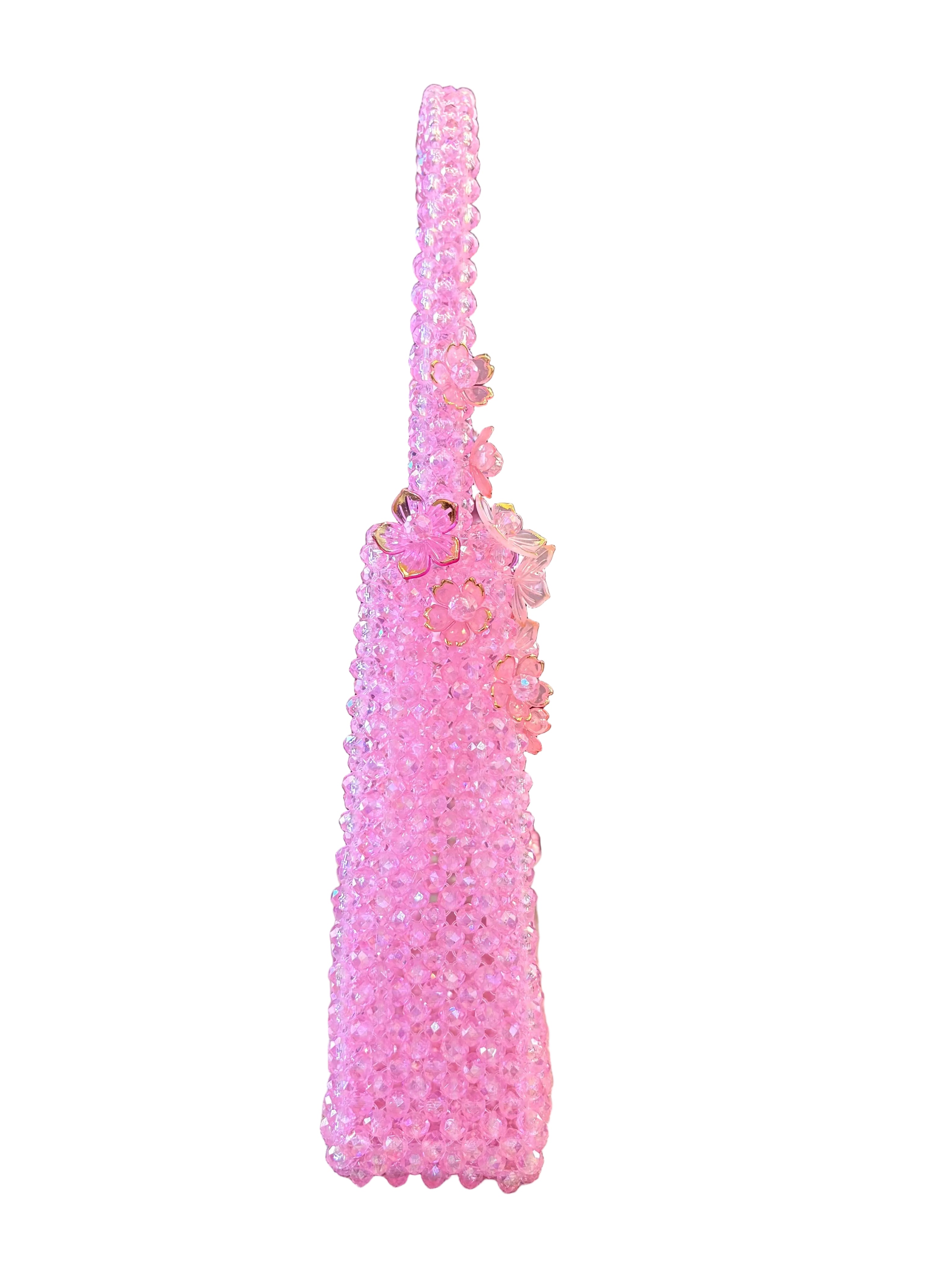 PINK FLORA HANDBAG